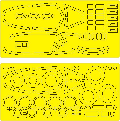 F16A MLU NATO Viper / F16C Block 25/42 ADVANCED Painting Masks (Kinetic new) NWAM1086