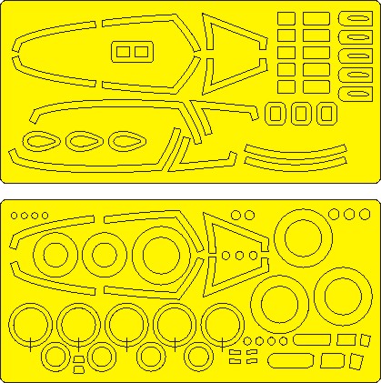 F16A MLU NATO Viper / F16C Block 25/42 EXPERT Painting Masks (Kinetic new) NWAM1087
