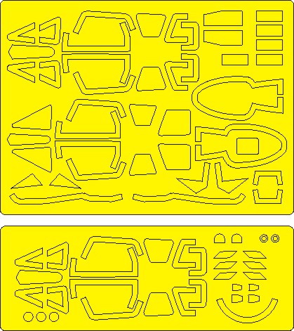 Sukhoi Su17UM3 Fitter G ADVANCED Painting Masks (Hobby Boss)  NWAM1090