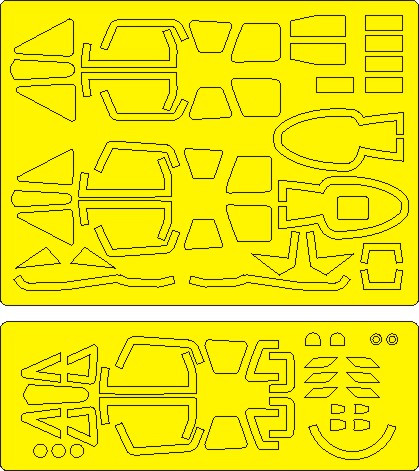 Sukhoi Su17UM3 Fitter G EXPERT Painting Masks (Hobby Boss) NWAM1091