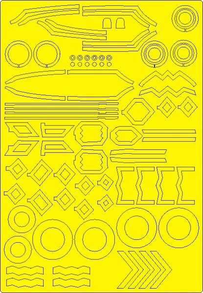 F22A Raptor EXPERT Painting Masks (I Love Kit) NWAM1101