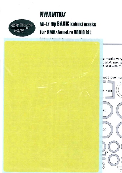 Mil Mi17 Hip H BASIC Painting Masks (AMK/Annetra) NWAM1107