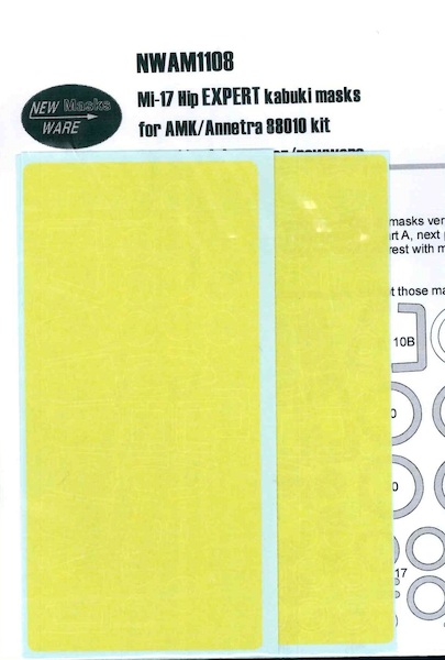 Mil Mi17 Hip EXPERT Painting Masks (AMK/Annetra) NWAM1108