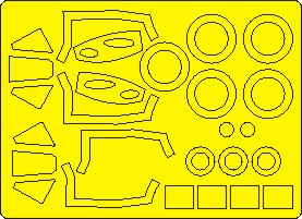 De Havilland Vampire FB5/FB9 EXPERT Painting Masks (Airfix) NWAM1133