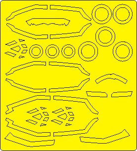 F-35A Lightning II EXPERT Painting Masks (Tamiya) NWAM1142