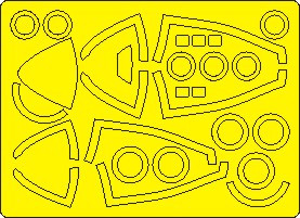 F/A-18A, F/A-18C Hornet EXPERT Painting Masks (Academy) NWAM1147