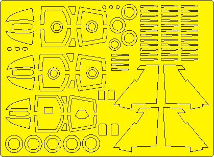 McDonnel Douglas RF4EJ Phantom  EXPERT Painting Masks (Fine Molds)  NWAM1158
