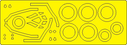 F35B Lightning BASIC Painting Masks (Tamiya) NWAM1163