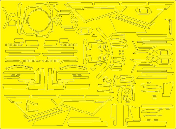 F35B Lightning Camouflage Painting Masks (Tamiya) NWAM1165