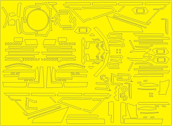 F35B Lightning Camouflage Painting Masks (Tamiya)  NWAM1165