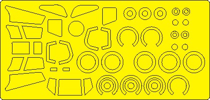 Mil Mik4AV 'Hound"BASIC Painting Masks (Trumpeter) NWAM1169