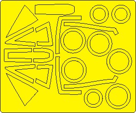 A10C Thunderbolt II BASIC Painting Masks (Hobby 2000/Academy) NWAM1179
