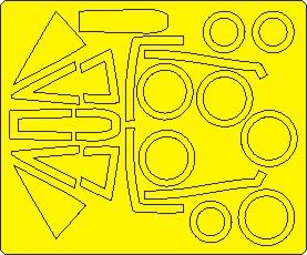 A10C Thunderbolt II BASIC Painting Masks (Hobby 2000/Academy)  NWAM1179