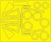 A10C Thunderbolt II BASIC Painting Masks (Hobby 2000/Academy) NWAM1179