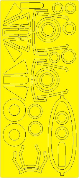 A10C Thunderbolt II EXPERT Painting Masks (Hobby 2000, Academy) NWAM1180