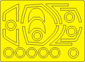 T45A/C Goshawk BASIC Painting Masks (Kinetic) NWAM1183