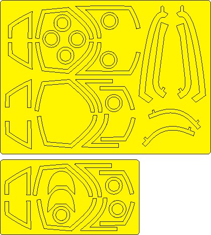 T45A/C Goshawk ADVANCED Painting Masks (Kinetic) NWAM1184