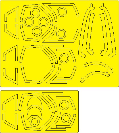 T45A/C Goshawk ADVANCED Painting Masks (Kinetic)  NWAM1184