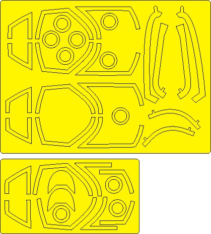 T45A/C Goshawk EXPERT Painting Masks (Kinetic) NWAM1185