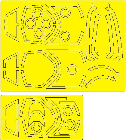 T45A/C Goshawk EXPERT Painting Masks (Kinetic)  NWAM1185