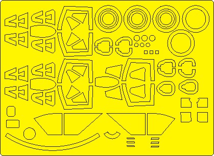 Mikoyan MiG21Bis/MF/MFN/SMT Fishbed ADVANCED Painting Masks (Eduard)  NWAM1193