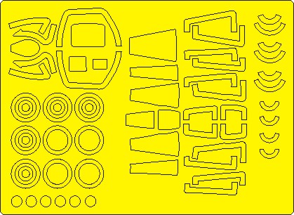 Yakovlev Yak28PP Brewer E  BASIC Painting Masks (Hobby Boss)  NWAM1195