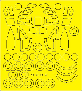 Chinook HC1 (CH47) BASIC Painting Masks (Airfix) NWAM1242