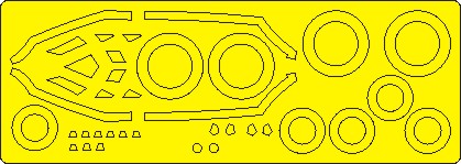 F35C Lightning II BASIC Painting Masks (Tamiya) NWAM1277