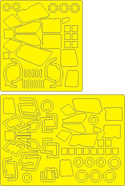 Mil Mi24A Hind B ADVANCED Painting Masks (Trumpeter) NWAM1285