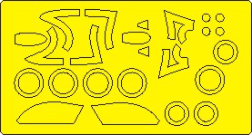 Mikoyan MiG21F-13/S106 Fishbed BASIC Painting Masks (KP)  NWAM1305