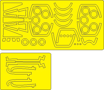 SEPECAT Jaguar GR1/GR1A EXPERT Painting Masks (Airfix  NWAM1309