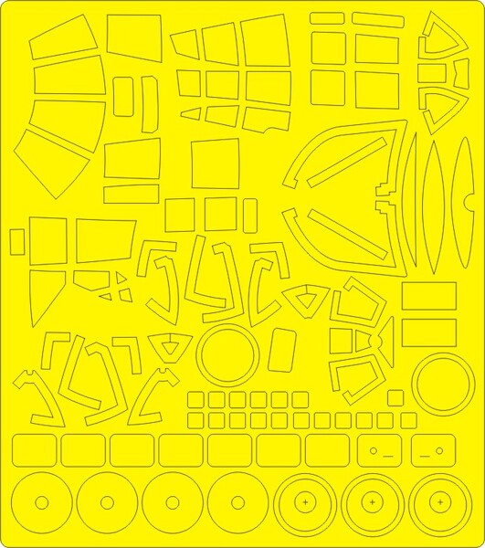 Captured Heinkel He111 BASIC Painting Masks (ICM)  NWAM1310