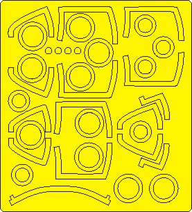 Northrop F5E Tiger EXPERT Painting mask (AFV Club)  NWAM1325