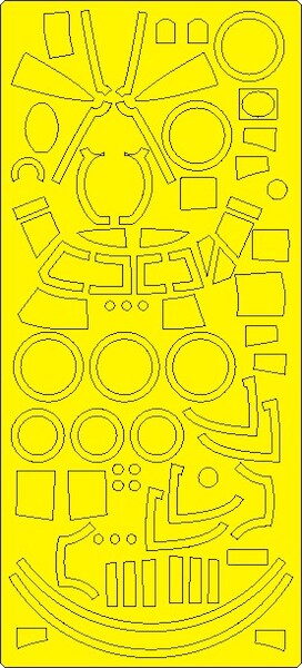 Martin B26F Marauder BASIC Painting mask (ICM) NWAM1326