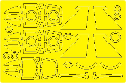 F4B Phantom II ADVANCED Painting mask (Fine Molds) NWAM1329