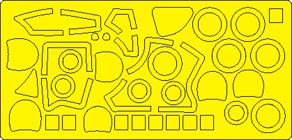 Mil Mi24P Hind F ADVANCED Painting mask (Trumpeter)  NWAM1331