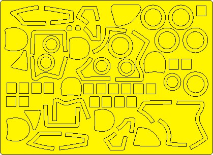 Mil Mi24P Hind F EXPERT Painting mask (Trumpeter) NWAM1332