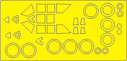 P47D thunderbolt Razorback BASIC Painting mask (MiniArt)  NWAM1333