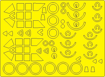 P47D Thunderbolt Razorback EXPERT Painting mask (MiniArt) NWAM1334