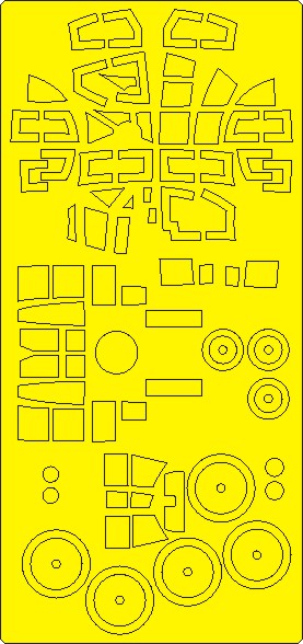 Dornier Do217M-1 BASIC Painting mask (ICM) NWAM1335