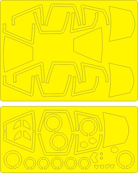 Rafale M ADVANCED Painting mask (Academy)  NWAM1338