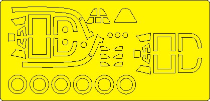 Yakovlev Yak7B EXPERT Painting mask (Zvezda)  NWAM1364