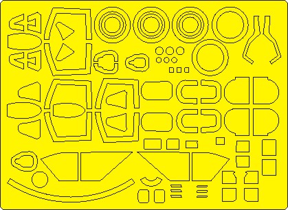 Mikoyan MiG21R Fishbed EXPERT Painting mask (Eduard) NWAM1368