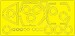 SAAB JAS39D Gripen BASIC Painting mask (ITaleri/Mistercraft) NWAM1373