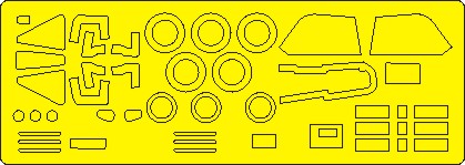 Sukhoi Su25 Frogfoot BASIC Painting mask (Zvezda 7312)  NWAM1398