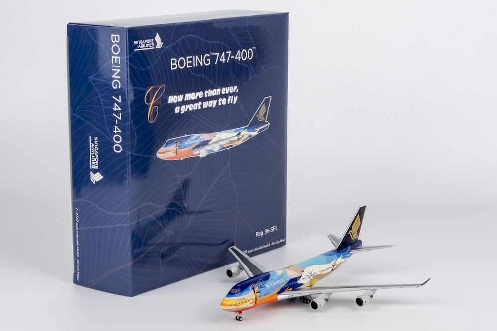 NG Models 04011 Boeing 747-400 Singapore Airlines 
