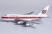 Boeing 747SP United Airlines "Saul Bass" livery; large 'UNITED' titles N140UA