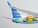 Boeing 737-800 Garuda Indonesia "Pikachu Jet GA #1" PK-GMU  08012