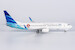 Boeing 737-800 Garuda Indonesia PK-GNE with PPA sticker + round stand 08023