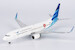 Boeing 737-800 Garuda Indonesia PK-GNE with PPA sticker + round stand